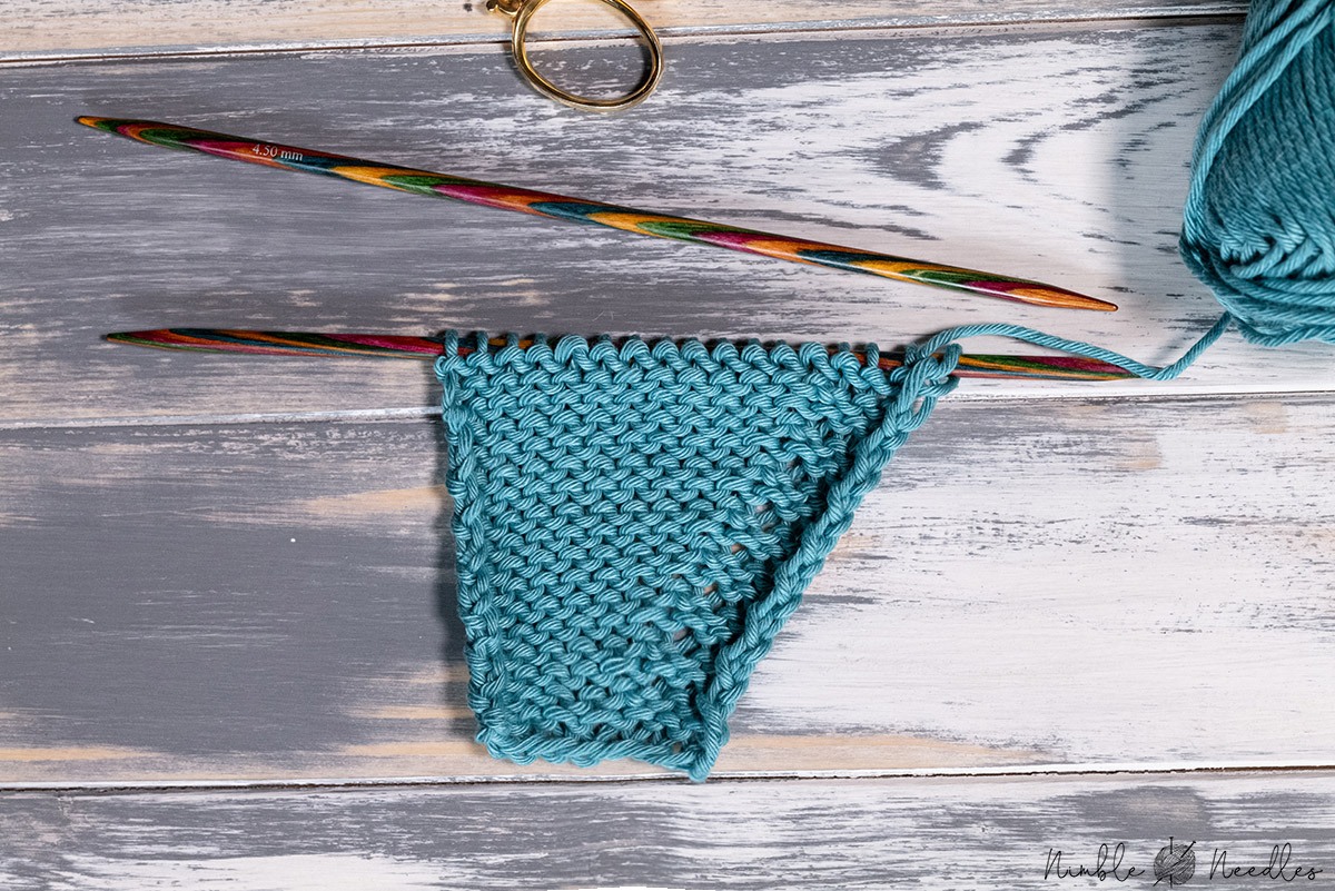 One of the simplest ways to do the pfb knitting sew