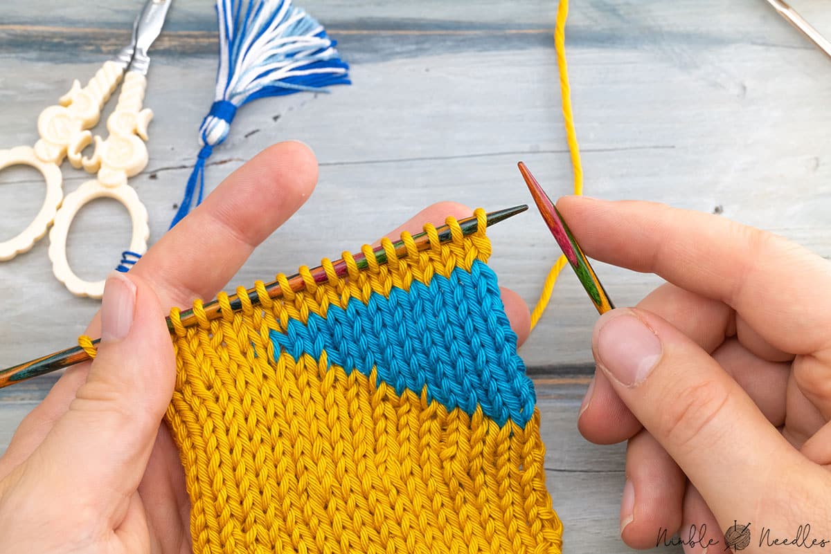 Methods to knit Shadow Wrap Quick Rows [for beginners +video]